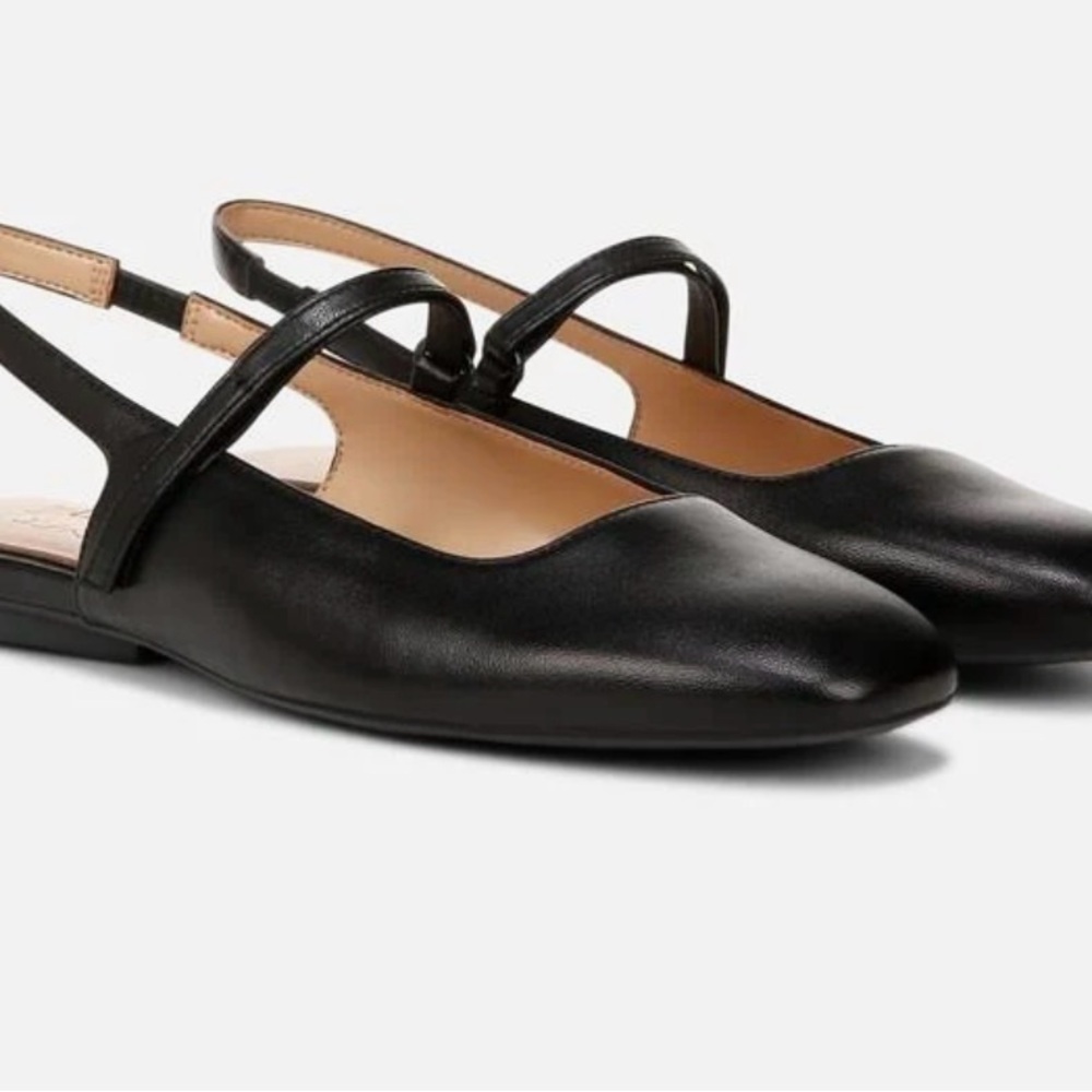 Naturalizer Connie Black Leather Mary Jane  Slingback
